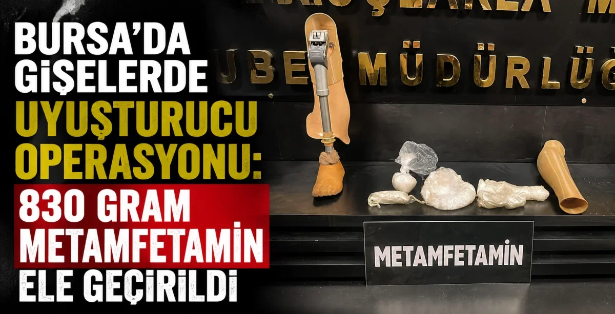 Bursa’da akılalmaz yöntem! Uyuşturucuyu protez bacağına sakladı
