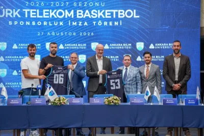 Ankara Bilim Üniversitesi ile Türk Telekom Basketbol Takımı arasında sponsorluk protokolü imzalandı