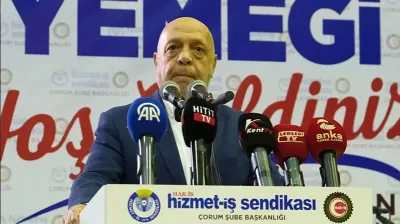 HAK-İŞ Başkanı Mahmut Arslan Çorum’dan seslendi:  "Vergi Reformu şart"