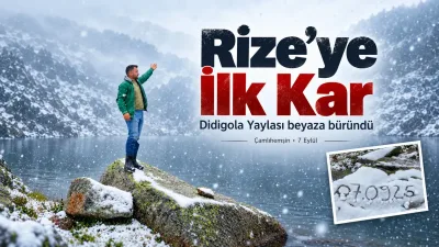 Rize beyaza büründü!