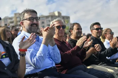 AKK Başkanı Yılmaz, Başkentteki tenis heyecanına ortak oldu